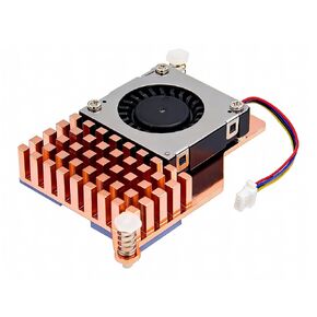 مبرد نشط H510 لـ Raspberry Pi 5، مبدد حراري نحاسي مع مروحة PWM، تبريد سلبي نشط مزدوج مع وسادات حرارية in Kuwait