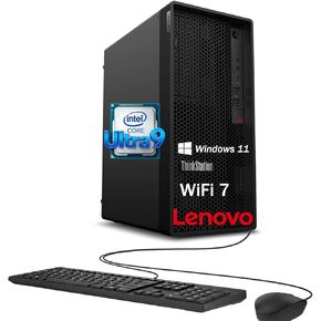 كمبيوتر مكتبي لينوفو ثينك ستيشن P2 تاور | معالج Intel Core Ultra 9 285k (24 مركزًا، حتى 5.7 جيجا هرتز) | ذاكرة وصول عشوائي DDR5 سعة 64 جيجابايت، ومحرك أقراص SSD سعة 2 تيرابايت | AI NPU لتصميم وCAD | واي فاي 7، بلوتوث 5.4 | سلكي كيلو بايت وماوس in Kuwait