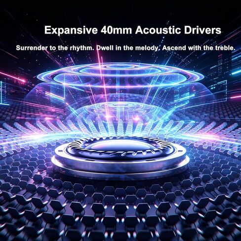 Hybrid Active Noise Cancelling Headphones, Wireless Bluetooth 6.0 Over-Ear Headphones, 70H Playtime with Fast Charging, Hi-Res Audio, Transparency Mode, Deep Bass, Comfort Fit for Travel Office Home in Saudi Arabia