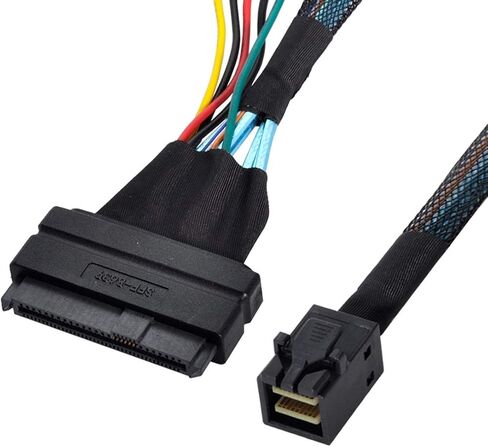 Cablecc U.2 U2 SFF-8639 NVME PCIe SSD Cable for Mainboard Intel SSD 750 p3600 p3700 M.2 SFF-8643 Mini SAS HD in Saudi Arabia