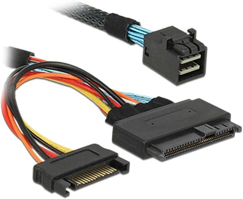 Cablecc U.2 U2 SFF-8639 NVME PCIe SSD Cable for Mainboard Intel SSD 750 p3600 p3700 M.2 SFF-8643 Mini SAS HD in Saudi Arabia