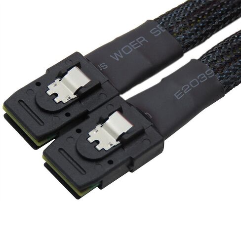 كابل داخلي من Mini SAS SFF-8087 إلى Mini SAS SFF-8087 Mini SAS، 2.1 قدم / 65 سم in Kuwait