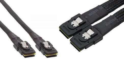 كابل داخلي من Mini SAS SFF-8087 إلى Mini SAS SFF-8087 Mini SAS، 2.1 قدم / 65 سم in Kuwait