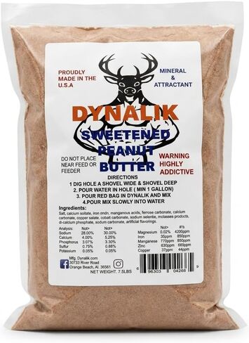 DynaLIK Deer Mineral Supplement and Attractant 7.5lbs - Peanut Butter in Saudi Arabia