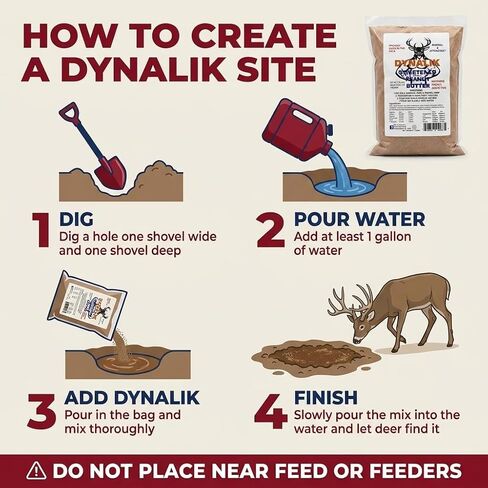 DynaLIK Deer Mineral Supplement and Attractant 7.5lbs - Peanut Butter in Saudi Arabia