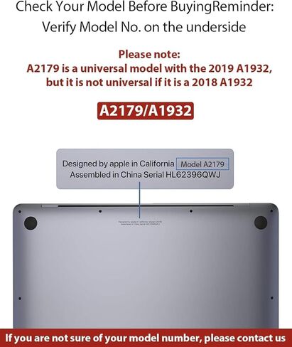 شاشة بديلة A1932 2019 سنة / A2179 2020 سنة 13.3 بوصة لجهاز MacBook Air Retina (الموديل: EMC 3302 EMC 3184 MVFH2 MVFJ2 MWTJ2 MWH22) مجموعة شاشة LCD كاملة مع مجموعة إصلاح (رمادي) in Kuwait