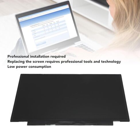 12.5 Inch Laptop LCD Screen, 1366x768 HD Glossy 40 Pin Slim Touchscreen LCD Display Laptop Screen Replacement for B125XW01 V.0 in Saudi Arabia