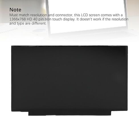 12.5 Inch Laptop LCD Screen, 1366x768 HD Glossy 40 Pin Slim Touchscreen LCD Display Laptop Screen Replacement for B125XW01 V.0 in Saudi Arabia