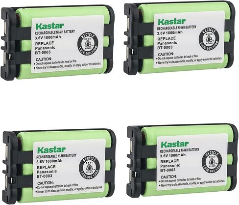 Kastar 6-Pack Battery Replacement for Uniden BBTY0545001, BT0003, TCX-440, WIN1200, UIP1869V, Radio Shack 23003, 435862-BASE, 23-003, 43-3868, 43-5862 Base, CS90600, CS-90600, Rayovac RAYBT3, RAY-BT3 in Saudi Arabia