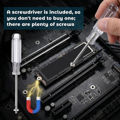 100 قطعة من براغي M.2، طقم براغي M.2-Ssd مع قطعتين من براغي تثبيت SSD رائعة لتركيب M.2 NVME SSD (مع صندوق) in Kuwait