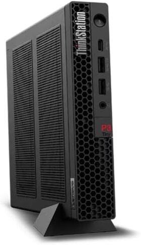محطة عمل Lenovo ThinkStation P3 Tiny Gen 2 مع معالج Intel Core Ultra 9 285 vPro، NVIDIA RTX A1000 8GB GDDR6، ذاكرة DDR5 سعة 64 جيجابايت، 2 تيرابايت SSD، DisplayPort، RJ-45، WiFi 7، وWindows 11 Pro in Saudi Arabia