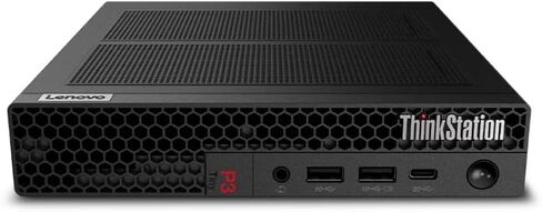 محطة عمل Lenovo ThinkStation P3 Tiny Gen 2 مع معالج Intel Core Ultra 9 285 vPro، NVIDIA RTX A1000 8GB GDDR6، ذاكرة DDR5 سعة 64 جيجابايت، 2 تيرابايت SSD، DisplayPort، RJ-45، WiFi 7، وWindows 11 Pro in Saudi Arabia