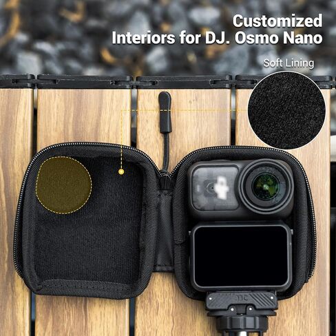 حامل معصم مغناطيسي JJC Osmo Nano مع حقيبة حمل لملحقات DJI Osmo Nano & Xtra Atto، بطول 6.30-10.04 بوصة حامل سوار معصم مغناطيسي قابل للتعديل للمراقبة في الوقت الحقيقي، صديق للبشرة in Kuwait