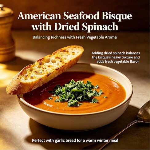 8oz Dried Spinach Flakes, Chopped Dehydrated Spinach Leaves Cooking, Soups, Camping Meals, and Long-Term Pantry Storage in Saudi Arabia