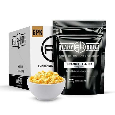 Ready Hour White Meat Chicken Case Pack (12 Servings), Ready Hour Freeze-Dried Chicken, Emergency Protein, Survival Food, Emergency Prepper Shelf-Stable Meat, Bulk Pack in Saudi Arabia