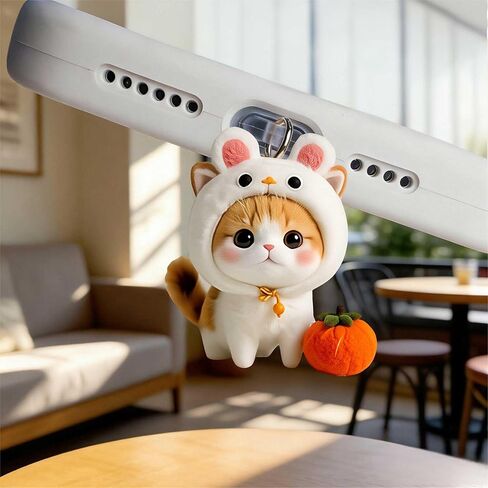 Adorable Cat Dust Plug Acrylic Charms for electronic products,Type-C Charging Port Dust Plugs Pendant Compatible with E-Reader Phone Tablet, Gift for Christmas, Birthday, Anniversary Day in Saudi Arabia