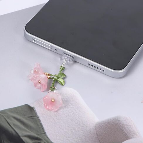8 Pcs Dust Plug Charms Star Butterfly Bow Flower Shell Design USB C Anti-Dust Plug Type C Port Protector Covers Cell Phone Charging Port Decorating Accessories for Type-C Device Laptops Tablet Readers in Saudi Arabia
