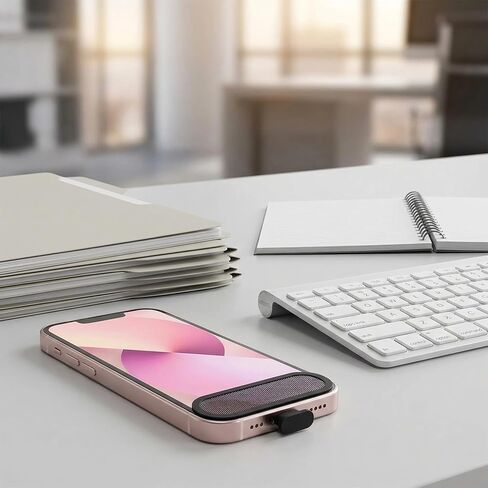طقم غطاء الغبار ومكبر الصوت - واقي منفذ شحن USB-C عالمي ومجموعة شبكة مكبر صوت للهاتف مع فرشاة تنظيف وملقط، متوافق مع iPhone (iPhone) in Saudi Arabia