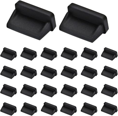 30Pcs USB Port Cover USB Dust Plug Type A Female Cover USB-A Dust Plugs Easy to Grip Type-A Female Ports Protecor Kit Easy to Install in Saudi Arabia