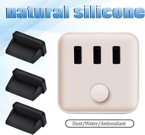 30Pcs USB Port Cover USB Dust Plug Type A Female Cover USB-A Dust Plugs Easy to Grip Type-A Female Ports Protecor Kit Easy to Install in Saudi Arabia