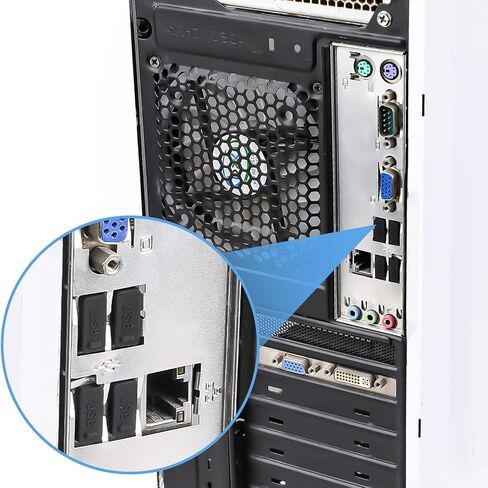 30Pcs USB Port Cover USB Dust Plug Type A Female Cover USB-A Dust Plugs Easy to Grip Type-A Female Ports Protecor Kit Easy to Install in Saudi Arabia