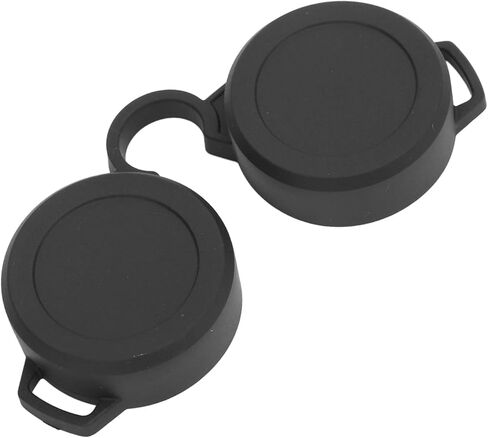 Binocular Monocular Objective Lens Caps 42-45mm, Binocular Rainguard Rubber Objective Lens Covers, Eyepiece Eyecup Eye Guard Cap, Black in Saudi Arabia