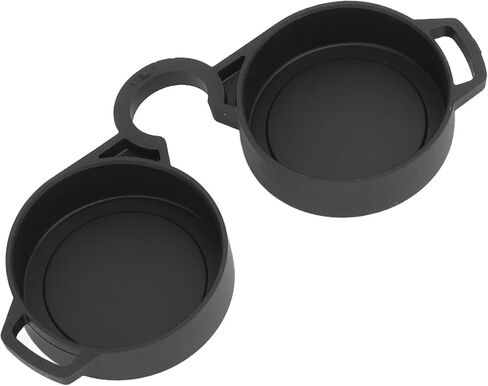 Binocular Monocular Objective Lens Caps 42-45mm, Binocular Rainguard Rubber Objective Lens Covers, Eyepiece Eyecup Eye Guard Cap, Black in Saudi Arabia