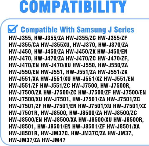 24V Charger for SoundBar Power Cord Compatible with Samsung HW-K650 HW-K651 HW-KM45 HW-KM45C HW-KM55 HW-KM55C HW-KM47 HW-KM47C HW-KM57 HW-KM57C HWJ550 HW-J551 HW-H450 Power Supply Cord Charger in Saudi Arabia