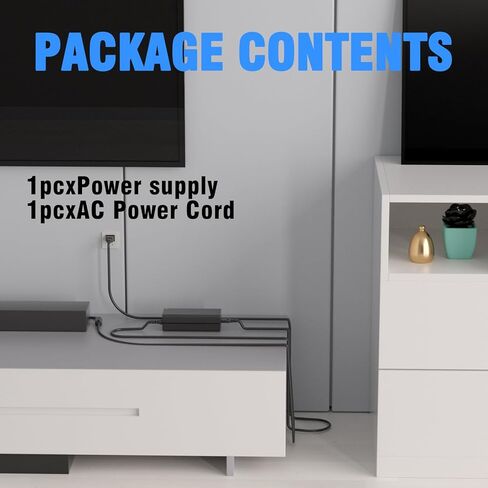 24V Charger for SoundBar Power Cord Compatible with Samsung HW-K650 HW-K651 HW-KM45 HW-KM45C HW-KM55 HW-KM55C HW-KM47 HW-KM47C HW-KM57 HW-KM57C HWJ550 HW-J551 HW-H450 Power Supply Cord Charger in Saudi Arabia