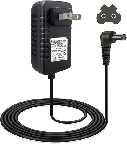 شاحن بديل لمفك البراغي بلاك اند ديكر LI3100 BDCS20C BDCS40G GSL35، متوافق مع 90593303/90593303-01، سلك محول الطاقة 9 فولت، 6.6 قدم أسود in Kuwait