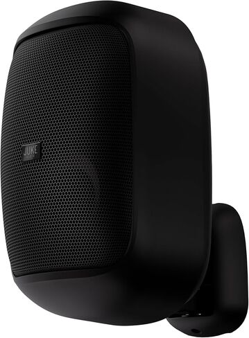 JUKE AUDIO Spin Speaker (Pair) | Outdoor Wall Mounted Speaker | Dual Swivel Mounting Bracket | 2-Way Design with Woofer & Tweeter | Backyard Speaker (Black) in Saudi Arabia