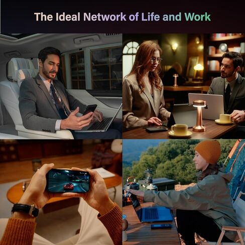 نقطة اتصال GlocalMe Numen Air 5G مع 50 جيجابايت بيانات الولايات المتحدة/كاليفورنيا/MX لمدة 90 يومًا وحقيبة سفر واقية in Kuwait