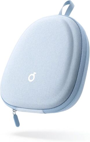 حافظة سماعة رأس صلبة فائقة النحافة لسماعات Soundcore Anker/Sony/JBL/Bose/Skullcandy Crusher/BERIBES/KVIDIO/TOZO/JLab فوق الأذن، حقيبة تنظيم السفر المحمولة العالمية (بيج) in Kuwait