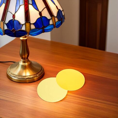 Cabilock 10pcs Yellow Lighting Filters Gel Sheets, Colored Film for Lights, Warm Tone Color Correction Gels for Home Decor Photo Studio Led Lamps Spotlights in Saudi Arabia