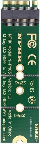 chenyang M.2 NGFF PCIe A+E/E Key Wireless to M.2 NVME M Key Adapter Card for SSD to Wireless Interface Adapter Card in Saudi Arabia