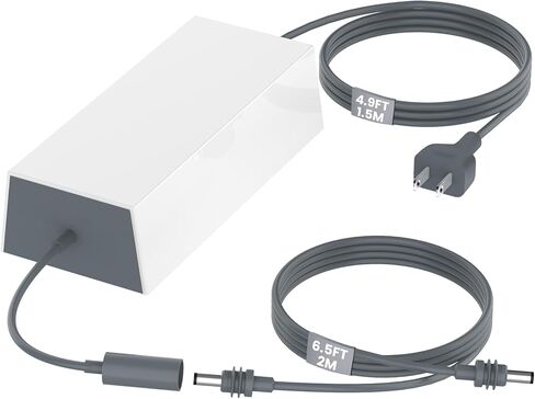 Starlink Gen 3 Power Supply, 195W Replacement AC Adapter 57V 3.45A Power Supply, with6.5FT Detachable DC Cable for Starlink Gen 3 Standard Kit in Saudi Arabia