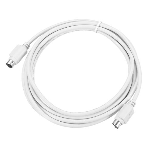 PS/2 Mouse and Keyboard Extension Cable 6 Pin 8.86 Feet Male to Male for PC,White in Saudi Arabia