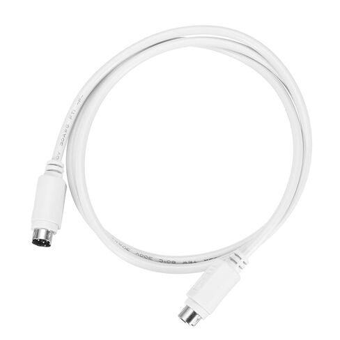 PS/2 Mouse and Keyboard Extension Cable 6 Pin 3.2 Feet Male to Male for PC,White in Saudi Arabia