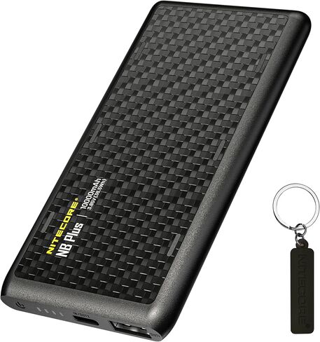 Nitecore NB Plus 10000mAh Power Bank IPX7 مقاوم للماء وخفيف الوزن من فئة الطاقة من ألياف الكربون in Saudi Arabia
