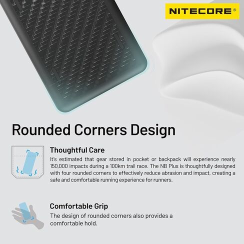 Nitecore NB Plus 10000mAh Power Bank IPX7 مقاوم للماء وخفيف الوزن من فئة الطاقة من ألياف الكربون in Saudi Arabia