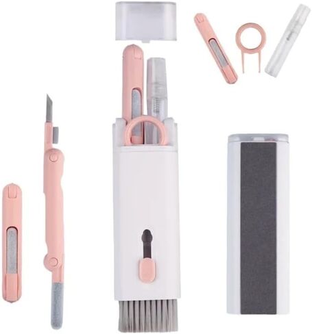 7-in-1 Computer Keyboard Cleaner kit,Keyboard Cell Phone Laptop Camera Lens Cleaning Brush Tools,Screen Dust Brush (Blue) in Saudi Arabia