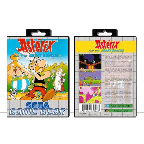 أستريكس والإنقاذ العظيم | (SGGEU) Sega Game Gear - علبة اللعبة فقط - لا توجد لعبة in Kuwait