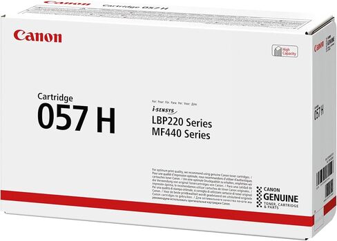 Canon 057 H - High Capacity - Black - Original - Toner Cartridge - for ImageCLASS LBP236, LBP237, MF445, MF449, MF455, i-SENSYS MF443, MF445, Satera LBP224 in Saudi Arabia