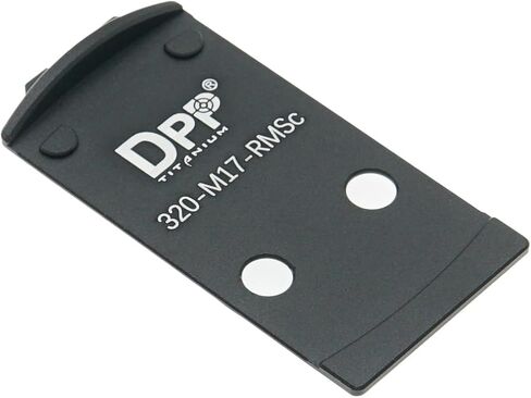 لوحة محول بصري من التيتانيوم DPP للنسخة المدنية SIG P320 M17 M18 متوافقة مع Holosun 407K 507K EPS Carry EPS RomeoZero Osight K S SE RMSc 320-M17-RMSc in Kuwait
