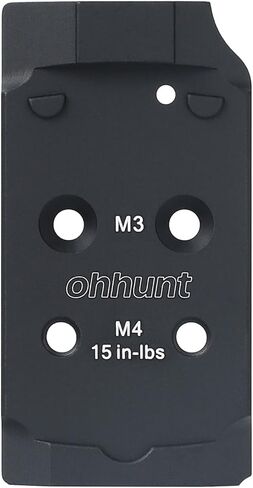 ohhunt Optic Adapter Plate Compatible with CZ Shadow 2 Optic Ready, Compatible with Holosun 407K/507K/EPS Carry/EPS/RomeoZero in Saudi Arabia