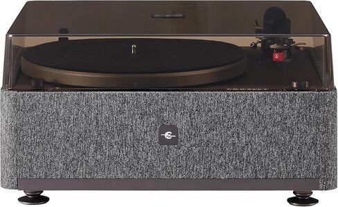 Crosley E200A-WADG 2-Speed Record Player Turntable, VibrationBlock Technology, Dual-Platform Suspension, Walnut in Saudi Arabia