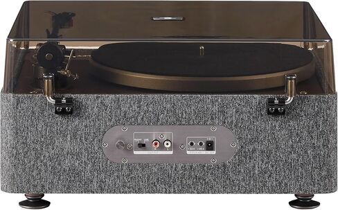 Crosley E200A-WADG 2-Speed Record Player Turntable, VibrationBlock Technology, Dual-Platform Suspension, Walnut in Saudi Arabia