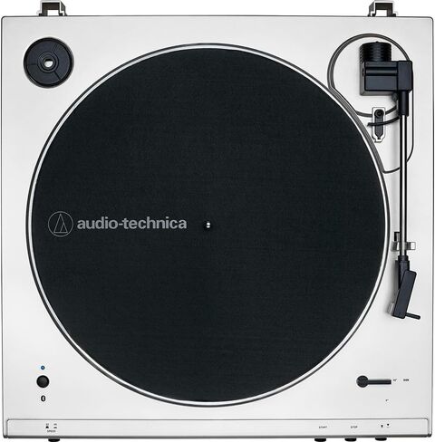 Audio-Technica AT-LP60XBT-WW Fully Automatic Wireless Belt-Drive Turntable with Bluetooth Bundle with Audio-Technica Bookshelf Speakers Black and 2 YR CPS Enhanced Protection Pack in Saudi Arabia