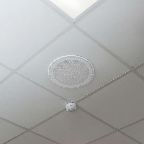 QWORK 2PCS 8-Inch White Ceiling Speaker Covers, Metal Mesh Grille Gurad, Car Speaker Grill Cover Guard Protector in Saudi Arabia