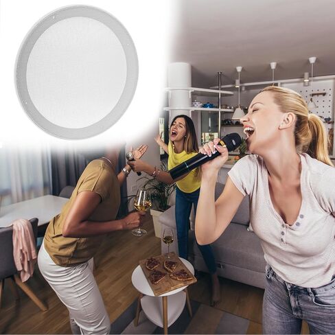 QWORK 2PCS 8-Inch White Ceiling Speaker Covers, Metal Mesh Grille Gurad, Car Speaker Grill Cover Guard Protector in Saudi Arabia